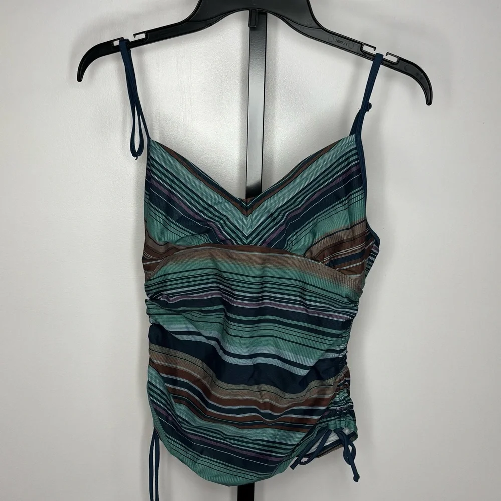 Prana Moorea Women's Tankini Swimsuit Top Size Medium‎ Flawed